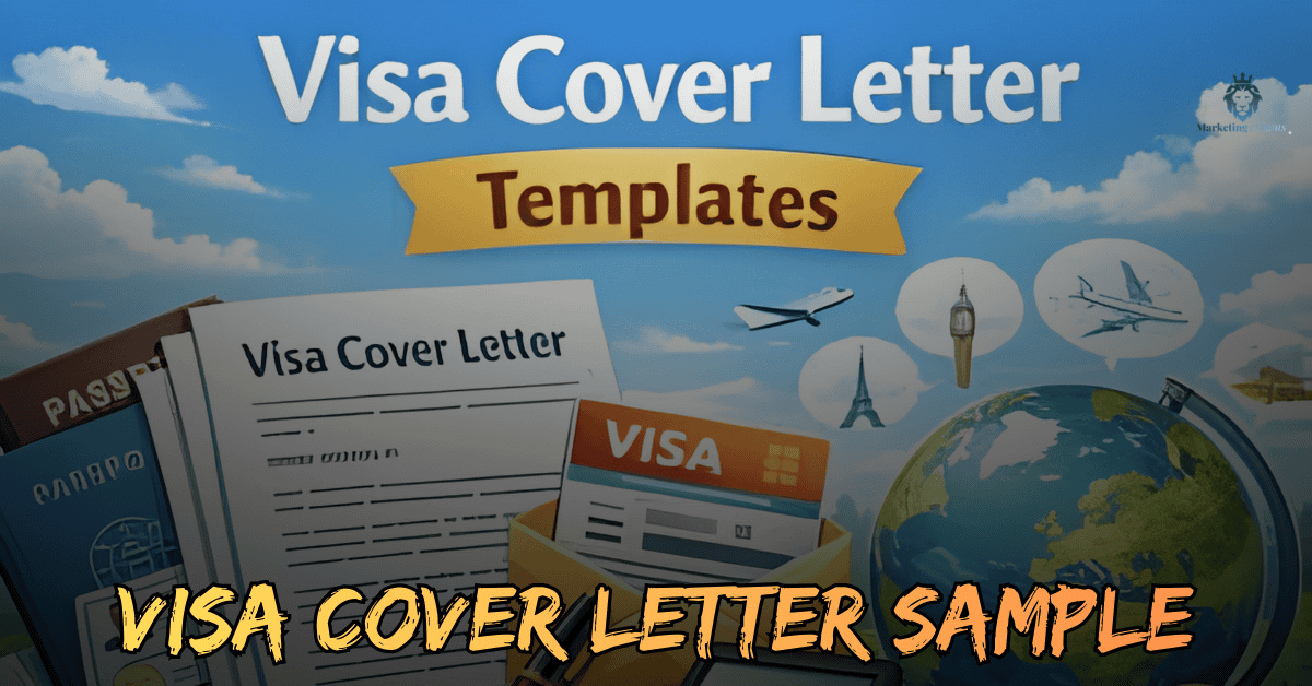 How to Write a Visa Cover Letter Free Template